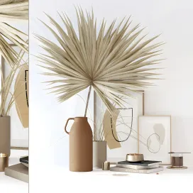 Decorative with dryed palm